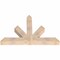 Ekena Millwork Saratoga Smooth Timber Gable Bracket, Douglas Fir, 60"W x 40"H x 5 1/2"D x 5 1/2"F, 16/12 Pitch GBW060X40X0606SAR00SDF - alternate 4